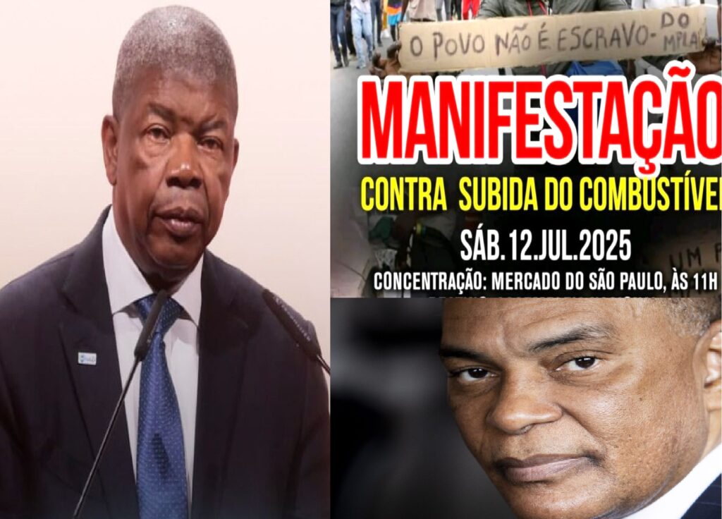 MANIFESTANTES SAEM ÀS RUAS E ADALBERTO DESQUALIFICA JOÃO LOURENÇO