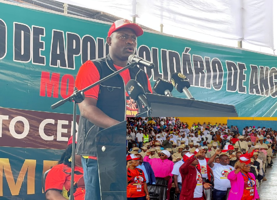 MOVANGOLA ABARROTA O MULTIUSO ARTUR DA CUNHA NA GABELACOM O LANÇAMENTO DO PROJECTO “UNIDOS POR ANGOLA”